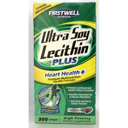 Firstwell 大豆卵磷脂 300粒 Ultra Soy Lecithin